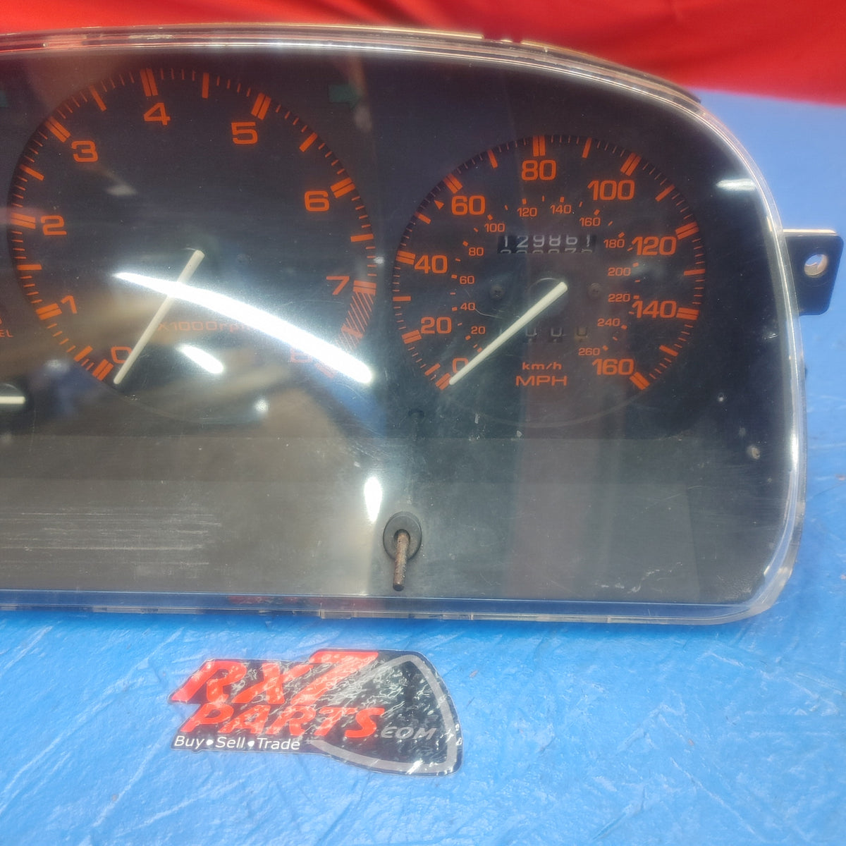 LHD Turbo Ii Gauge Instrument Cluster 160Mph  RX7 RX-7 FC S4 FC3S 86 - 88 FC FC3S 13B S5B46/11 - RX7Parts