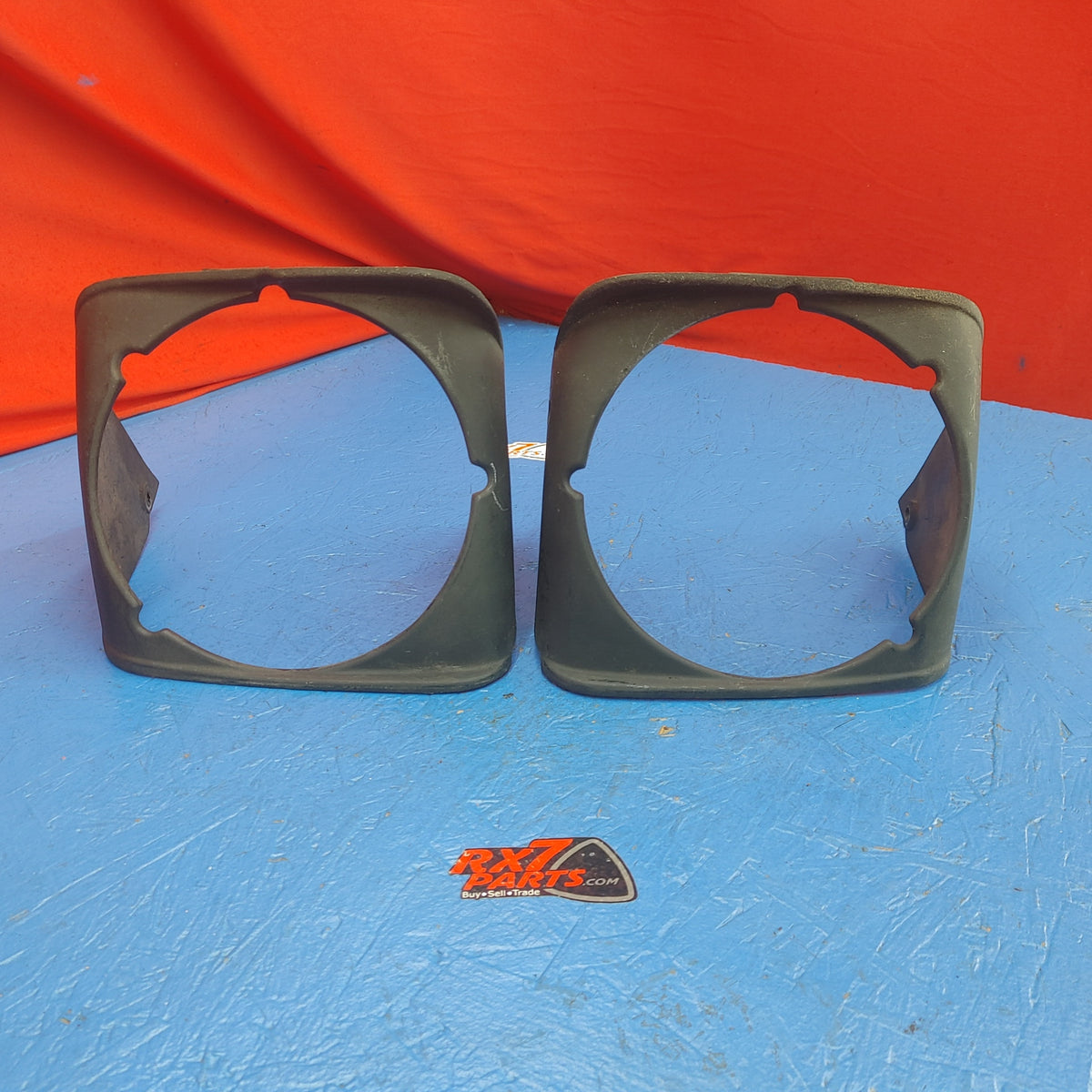 USED LHD, RHD Head Light Surround Bezel Pair Set  RX7 SA / FB S5B47/5 - RX7Parts