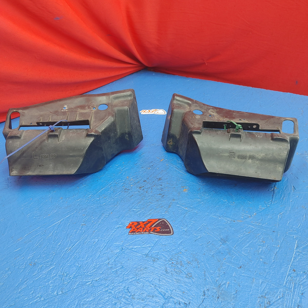 USED LHD, RHD Oem Fog Light Bumper Brake Duct Set Pair  61294 L 61294 R RX7 FC S5 S5B50/16