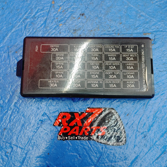 USED LHD, RHD Interior Fuse Box Cover Cap Panel  RX7 FC S15B39/33