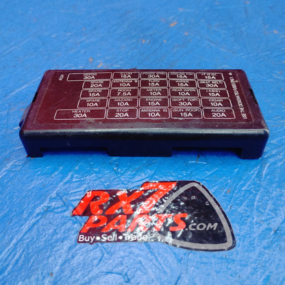 USED LHD, RHD Interior Fuse Box Cover Cap Panel  RX7 FC S15B39/34