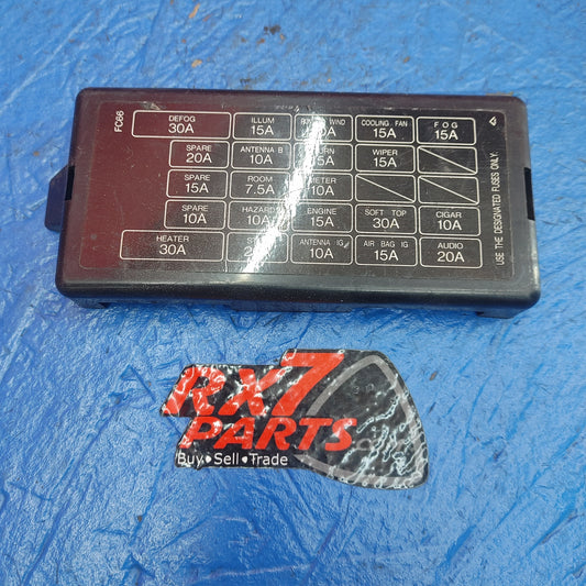 USED LHD, RHD Interior Fuse Box Cover Cap Panel  RX7 FC S15B39/35