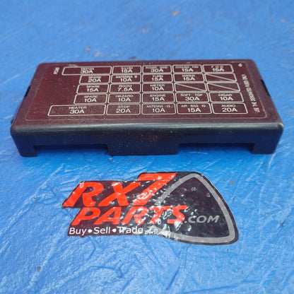 USED LHD, RHD Interior Fuse Box Cover Cap Panel  RX7 FC S15B39/35