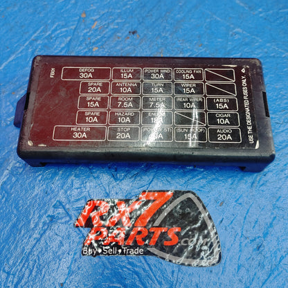 USED LHD, RHD Interior Fuse Box Cover Cap Panel  RX7 FC S15B39/37