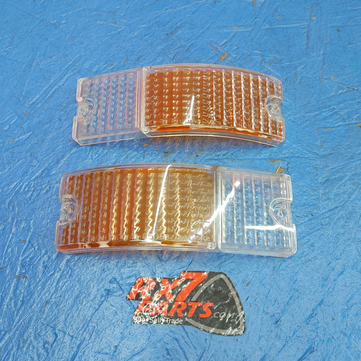 USED LHD, RHD Front Corner Marker Turn Signal Lamp Lens Pair Set 041 0509 L 041 0509 R RX7 FB ONLY S15B39/42