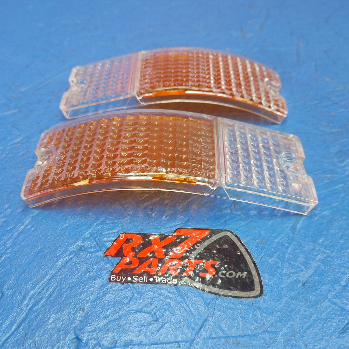 USED LHD, RHD Front Corner Marker Turn Signal Lamp Lens Pair Set 041 0509 L 041 0509 R RX7 FB ONLY S15B39/42