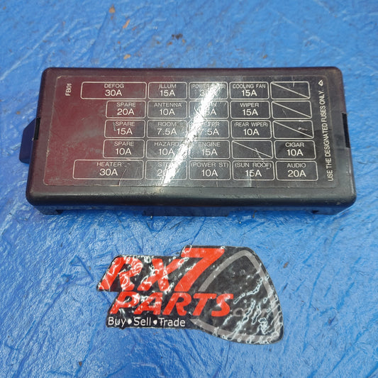 USED LHD, RHD Interior Fuse Box Cover Cap Panel  RX7 FC S15B41/12