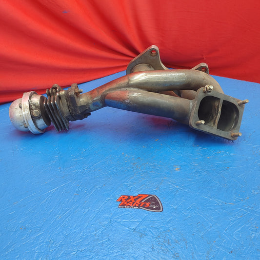 USED LHD, RHD T4 Tubular Turbo Manifold With Wastegate  RX7 FD All Years S15B43/1