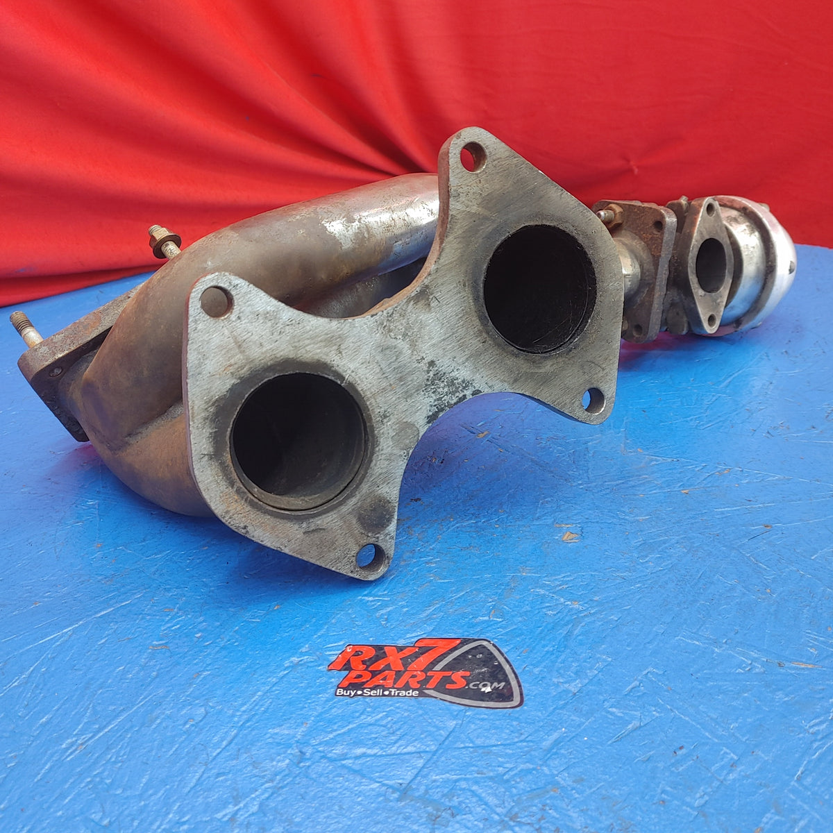 USED LHD, RHD T4 Tubular Turbo Manifold With Wastegate  RX7 FD All Years S15B43/1