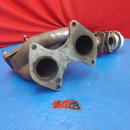 USED LHD, RHD T4 Tubular Turbo Manifold With Wastegate  RX7 FD All Years S15B43/1