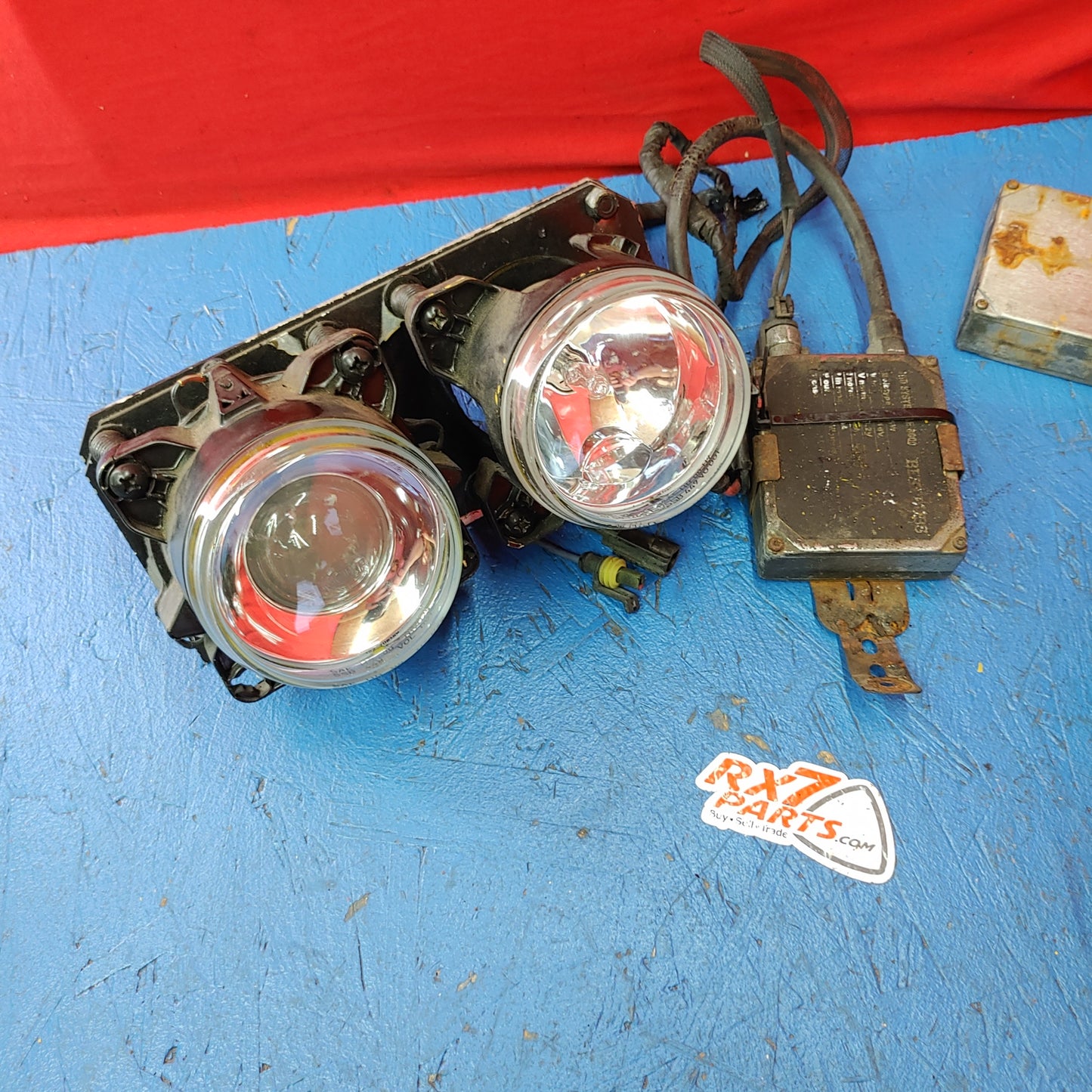 LHD, RHD Hella Projector Headlight Assemblies for RE Amemiya Style Sleek Kit  RX7 FD FD3S 93 - 02 Mazda S4B0/193