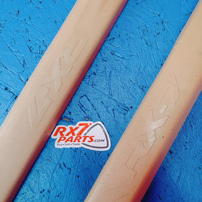 LHD, RHD Tan Door Sill Scuff Plate Pair R FD01-68-711 L FD01-68-721 RX7 FD FD3S 93 - 02 Mazda S11B12/13