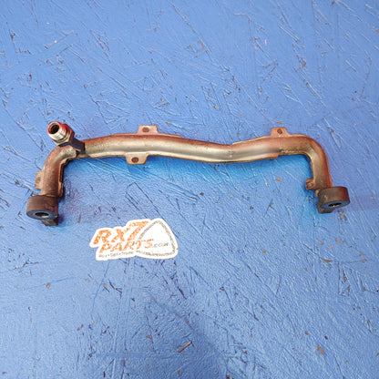 LHD, RHD Factory Twin Turbo Oil Feed Line Pipe  RX7 FD FD3S 93 - 02 Mazda S11B15/3