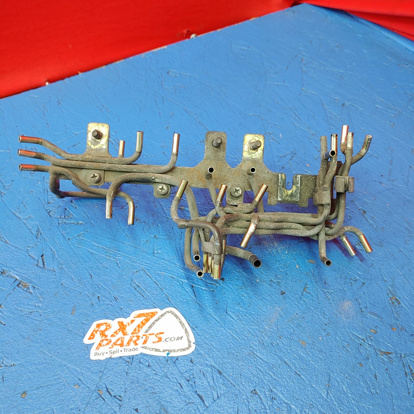 LHD, RHD Turbo Vacuum Solenoid Rack Rat’s Nest Bracket Piping Assembly  RX7 FD FD3S 93 - 02 Mazda S11B17/4