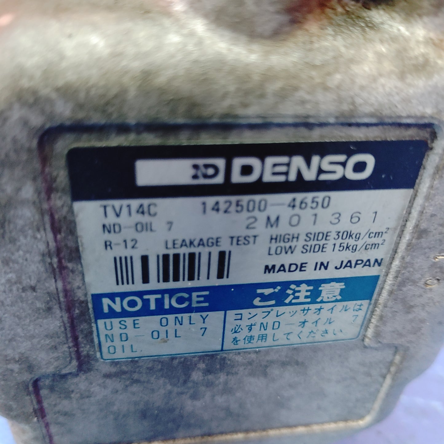 LHD, RHD Denso Air Condition Compressor 142500-4650 RX7 FD FD3S 93 - 02 Mazda S11B22/9