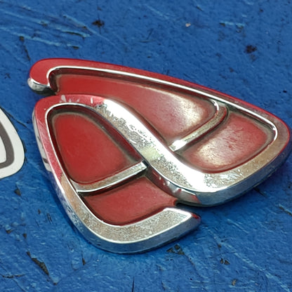 LHD, RHD Rear Efini Mascot Logo Emblem - Red F100-51-741A RX7 FD FD3S 93 - 02 Mazda S11B24/10