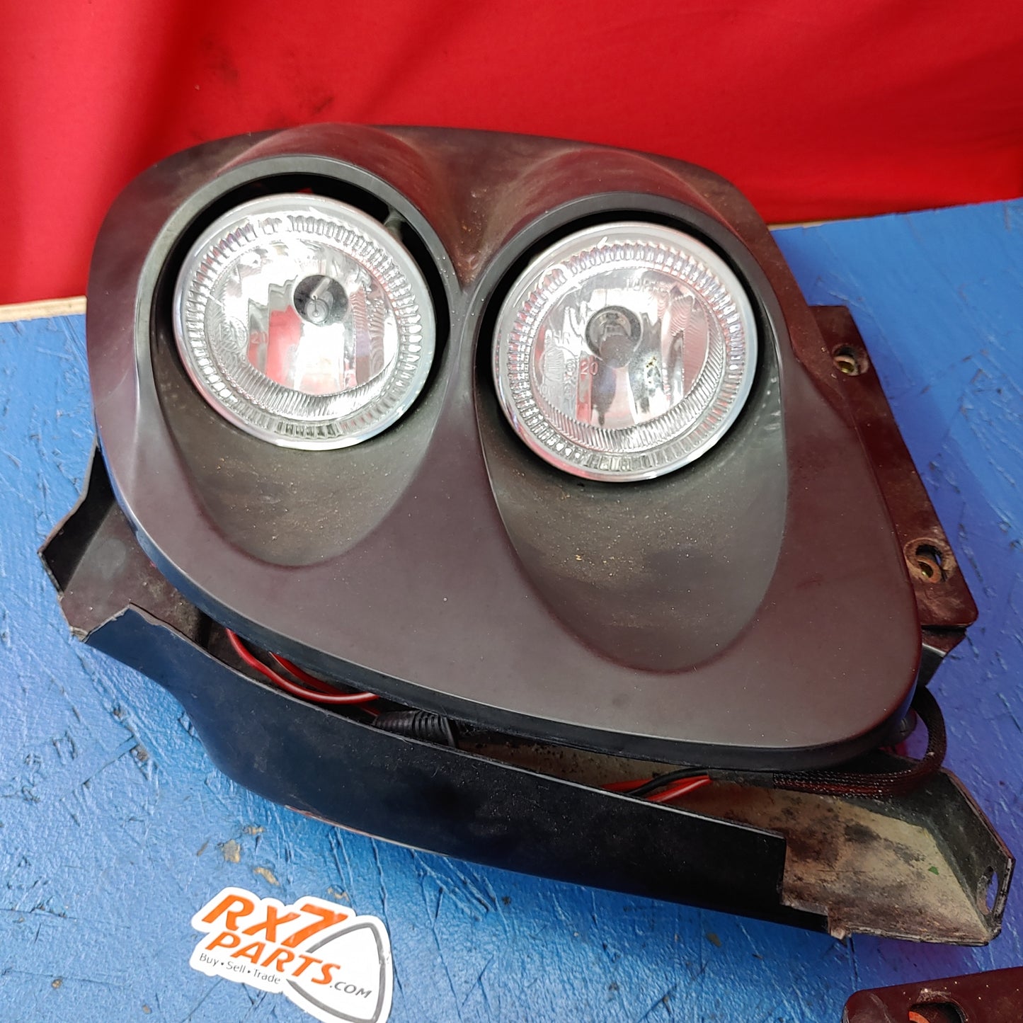 LHD, RHD RE Style Frogeye Frog Eye Headlights Set Pair RX7 FD FD3S 93 ...