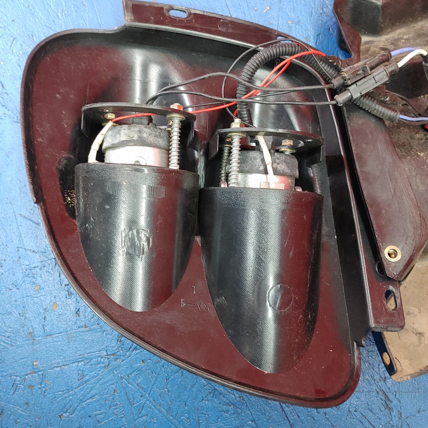 LHD, RHD RE Style Frogeye Frog Eye Headlights Set Pair RX7 FD FD3S 93 ...