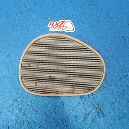 LHD, RHD Right Rear Plastic Speaker Grill Cover - Tan  FD01-68-4H0 RX7 FD FD3S 93 - 02 Mazda S11B25/12