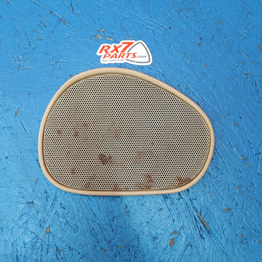 LHD, RHD Right Rear Plastic Speaker Grill Cover - Tan  FD01-68-4H0 RX7 FD FD3S 93 - 02 Mazda S11B25/12