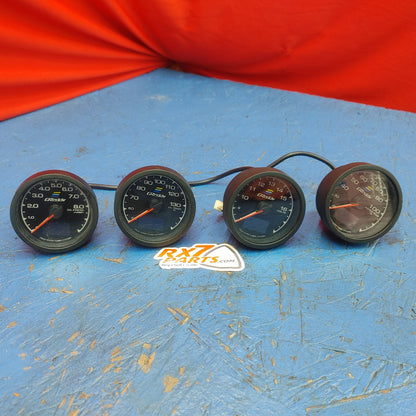LHD, RHD Greddy Multi D/A Gauge Set (Oil Pressure, Oil Temperature, Water Temperature, Volts)      S12B17/13