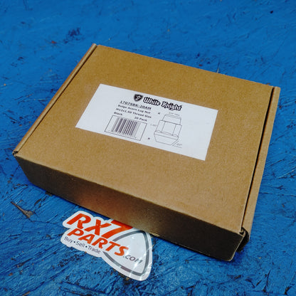 White Knight Black Chrome M12X1.50 Bulge Acorn Lug Nut 20 Pack (Missing 1)) 1707SBK-20AM     S12B19/15
