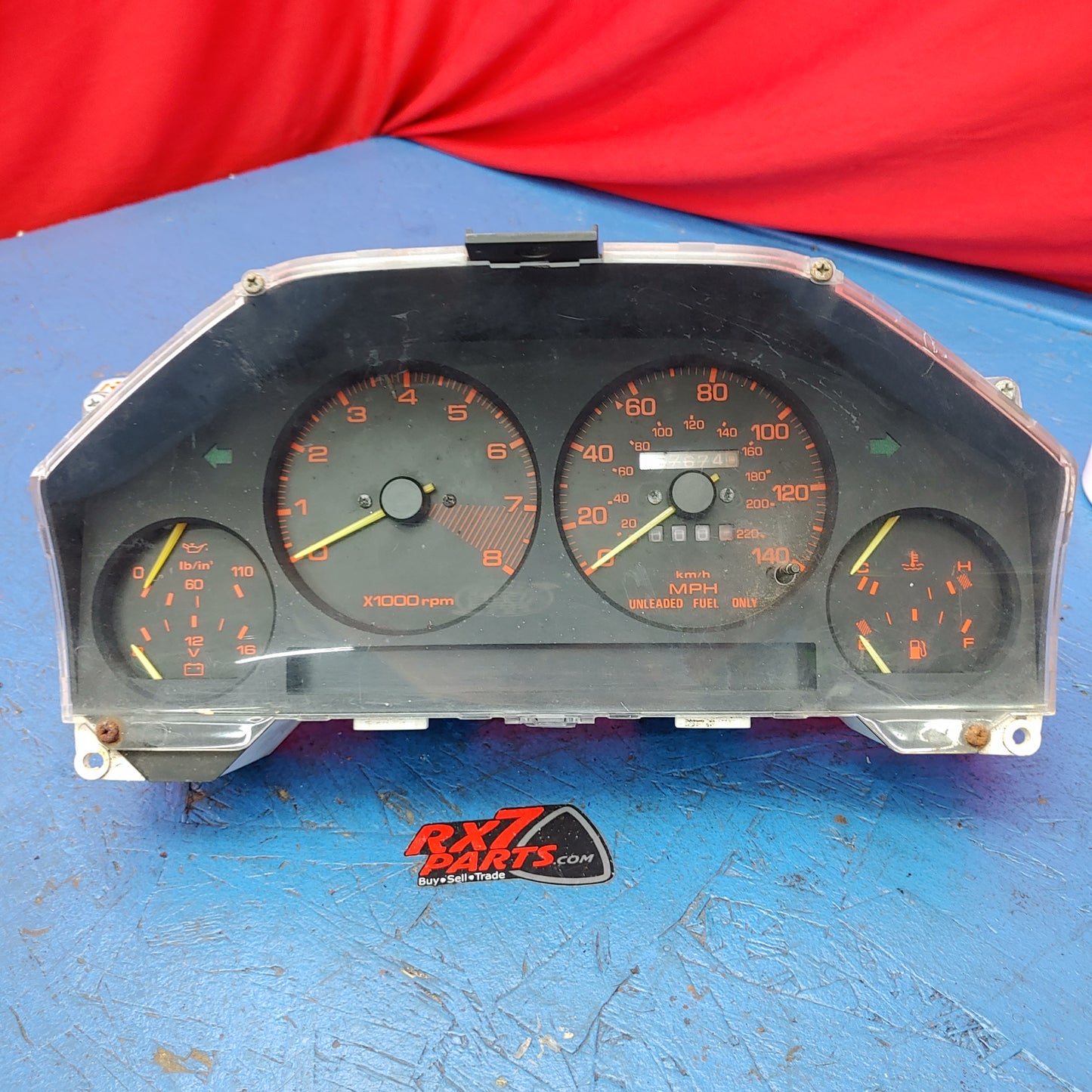 Instrument Cluster Speedometer  RX7 SA SA22C FB FB3S 79 - 85 Mazda S12B20/5