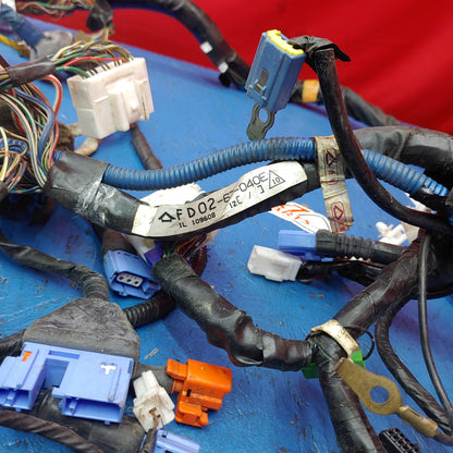 LHD, RHD Firewall Dash Wiring Harness - Auto Trans W/O Sunroof FD02-67-040E RX7 FD FD3S 93 - 02 Mazda S4B0/201