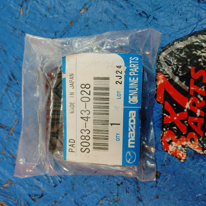 LHD, RHD Brake/ Clutch Pedal Pad S083-43-028 RX7 FC FC3S 86 - 91 Mazda S12B3/7