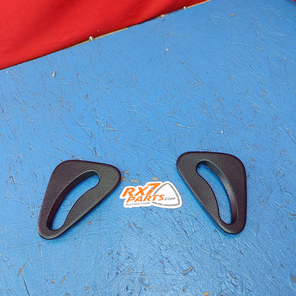 LHD, RHD Seatbelt Triangle Trim Black Pair  RX7 FD FD3S 93 - 02 Mazda S12B7/1