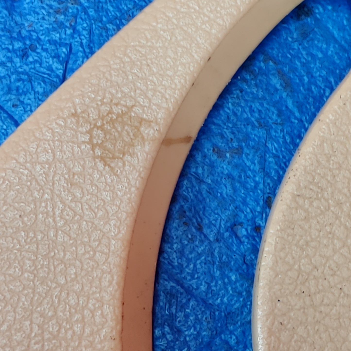 LHD, RHD Right Seatbelt Trim Plastic Cover Triangle (Tan)  RX7 FD FD3S 93 - 02 Mazda S13B10/11