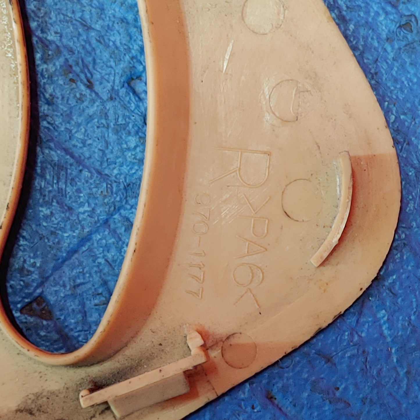 LHD, RHD Right Seatbelt Trim Plastic Cover Triangle (Tan)  RX7 FD FD3S 93 - 02 Mazda S13B10/11