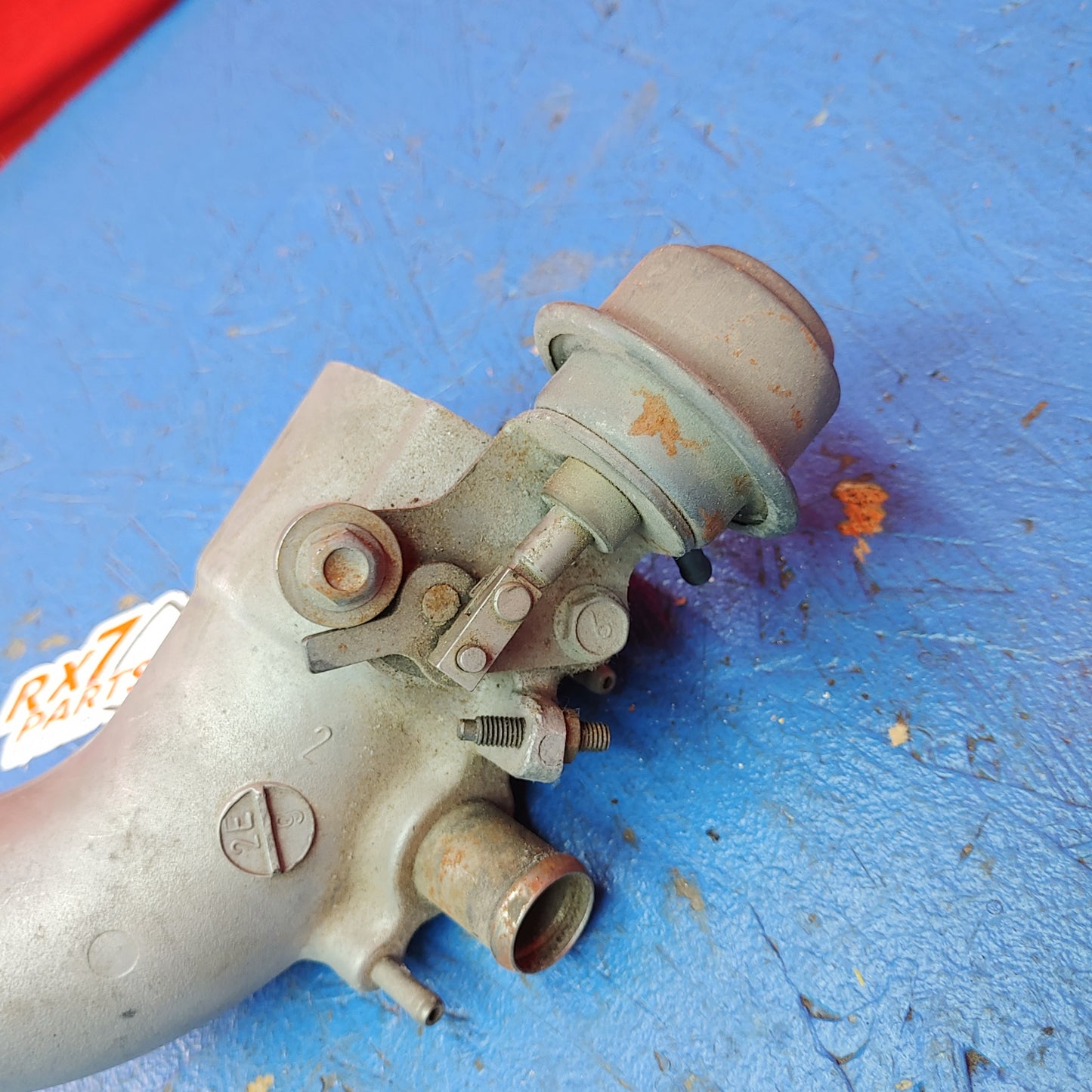 LHD, RHD Double Throttle Aluminum Intake Pipe with Actuator  RX7 FD FD3S 93 - 02 Mazda S13B10/4