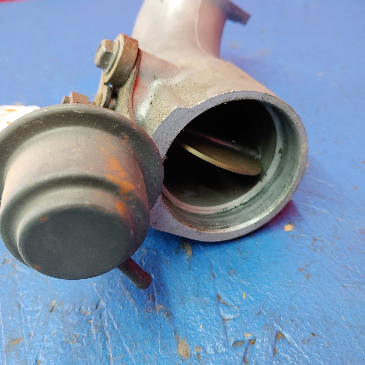 LHD, RHD Double Throttle Aluminum Intake Pipe with Actuator  RX7 FD FD3S 93 - 02 Mazda S13B10/4