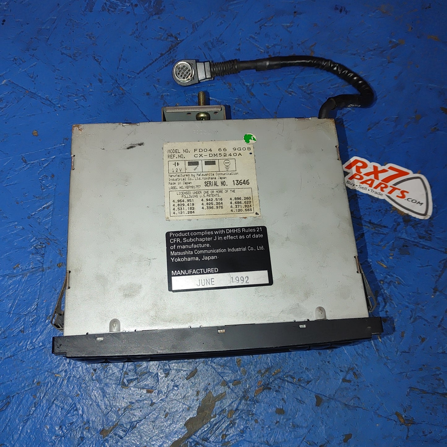LHD, RHD OEM CD Player  RX7 FD FD3S 93 - 02 Mazda S13B11/13