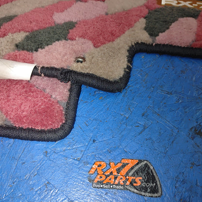 RHD Sakura Rhd Floor Mats (Pink, Purple)  RX7 FD FD3S 93 - 02 Mazda S13B14/2