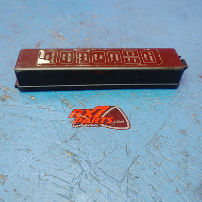 Relay Box Fuse Cover Front Middle Engine Bay  RX7 FD FD3S 93 - 02 Mazda S13B25/1