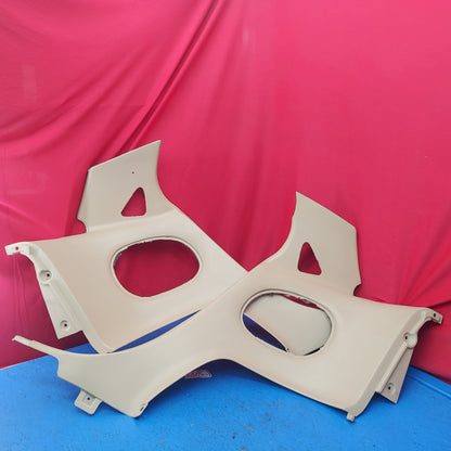 LHD, RHD Tan Pair Of Rear Quarter Plastics Rear Seat Bins  FD01 68 560 RX7 FD FD3S 93 - 02 Mazda S4B0213