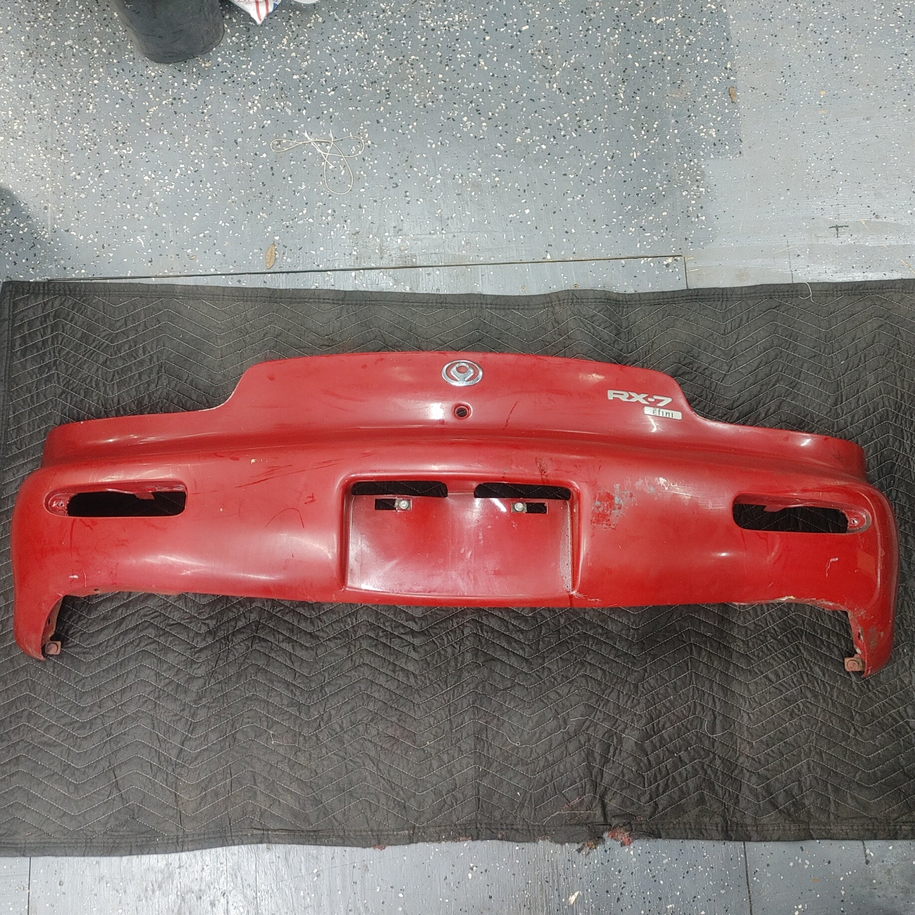 Fc Rx7 Rear Bumper LHD, RHD Red Rear Bumper Fd RX7 FD FD3S 93 - 02 Mazda S4B0/258 – RX7Parts