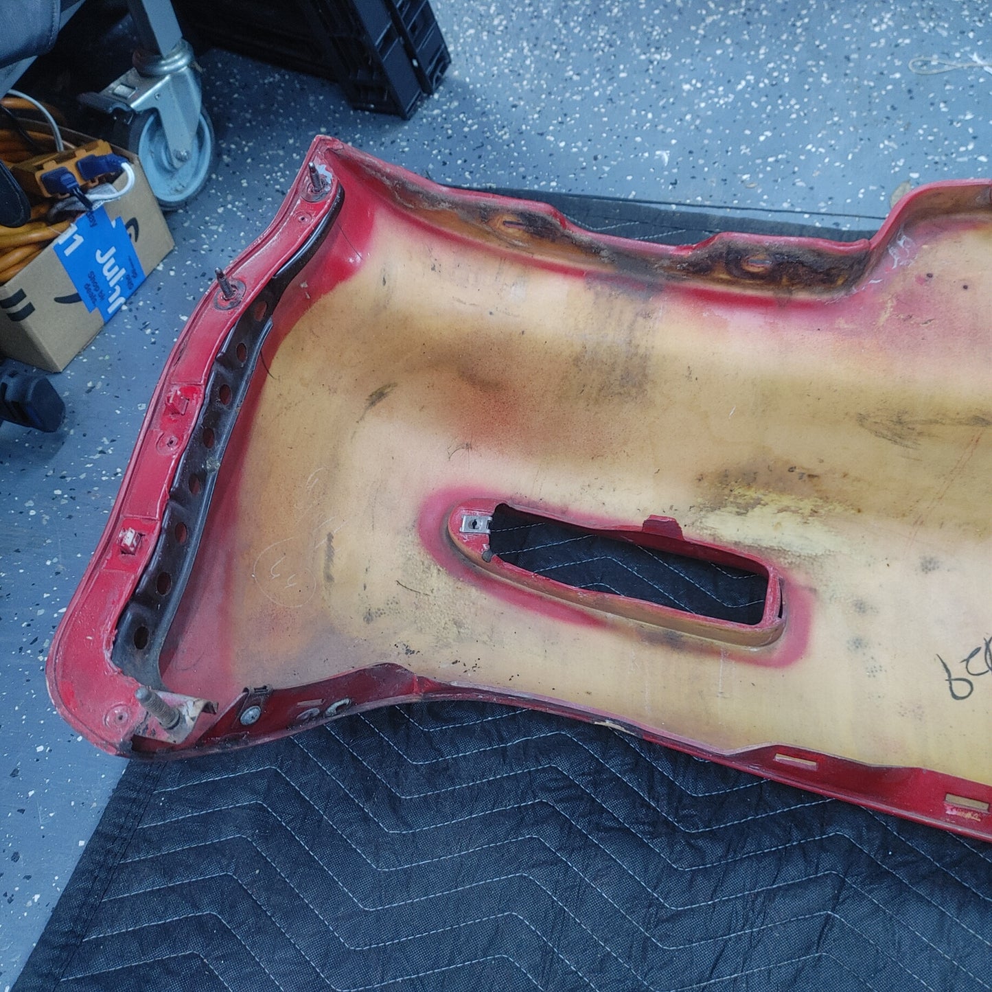 LHD, RHD Red Rear Bumper Fd  RX7 FD FD3S 93 - 02 Mazda S4B0/258