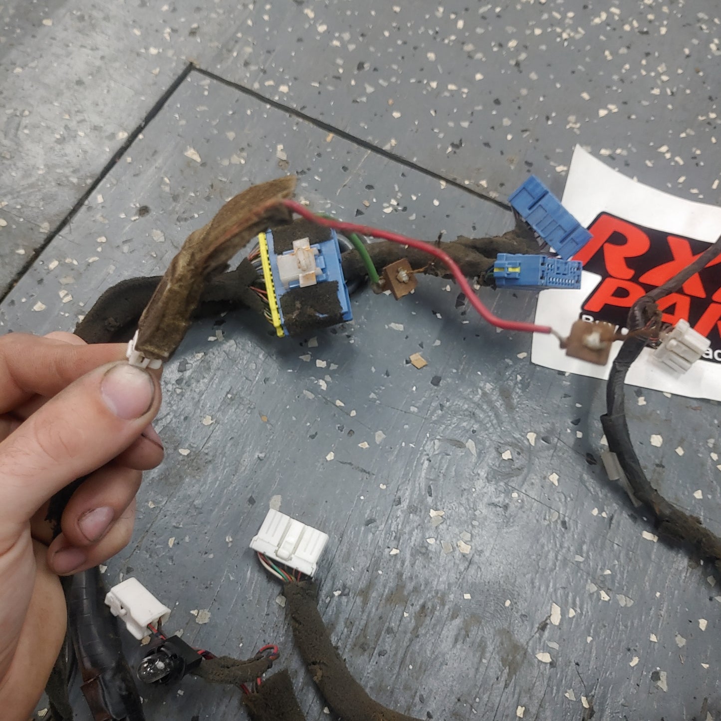 Dashboard Wiring Wire Harness With Sunroof And Automatic Transmission  RX7 FD FD3S 93 - 02 Mazda S4B0/347w