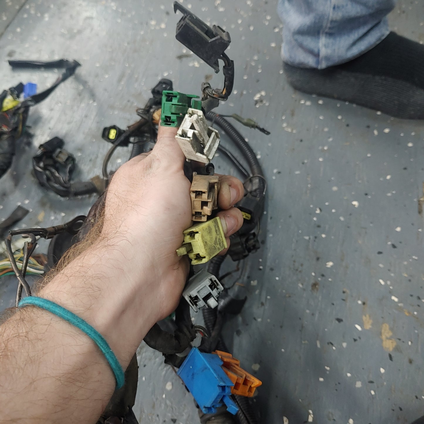 LHD Manual Engine Wiring Harness N3A1-18-05ZG RX7 FD FD3S 93 - 95 Mazda S4B0/349w