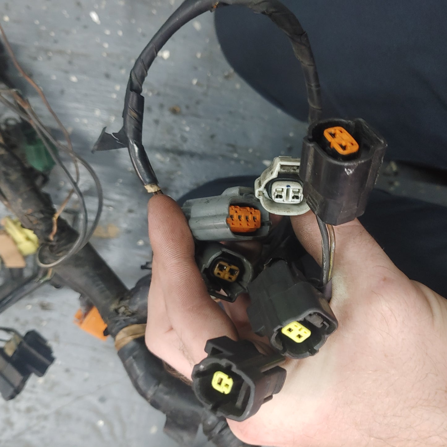 LHD Manual Engine Wiring Harness N3A1-18-05ZG RX7 FD FD3S 93 - 95 Mazda S4B0/349w