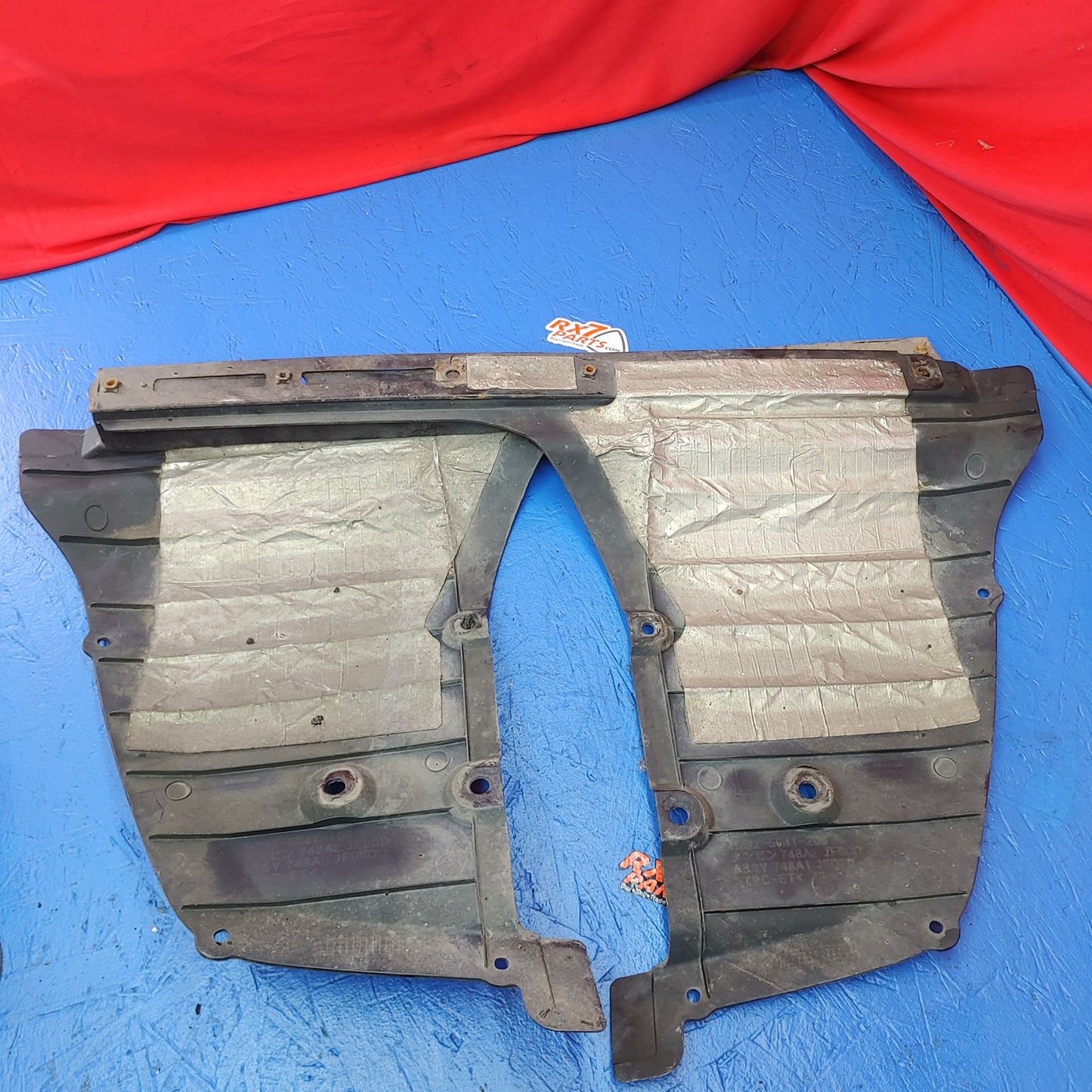 2009-2015 Nissan Gt-R Lower Splash Guard Pair Oem S4B0/373 - RX7Parts