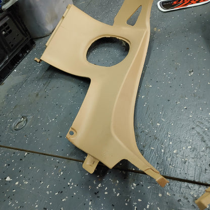 Tan Pair Of Rear Quarter Plastics Rear Seat Bins S4B0/382 RX7 FD FD3S 93 - 02 Mazda - RX7Parts