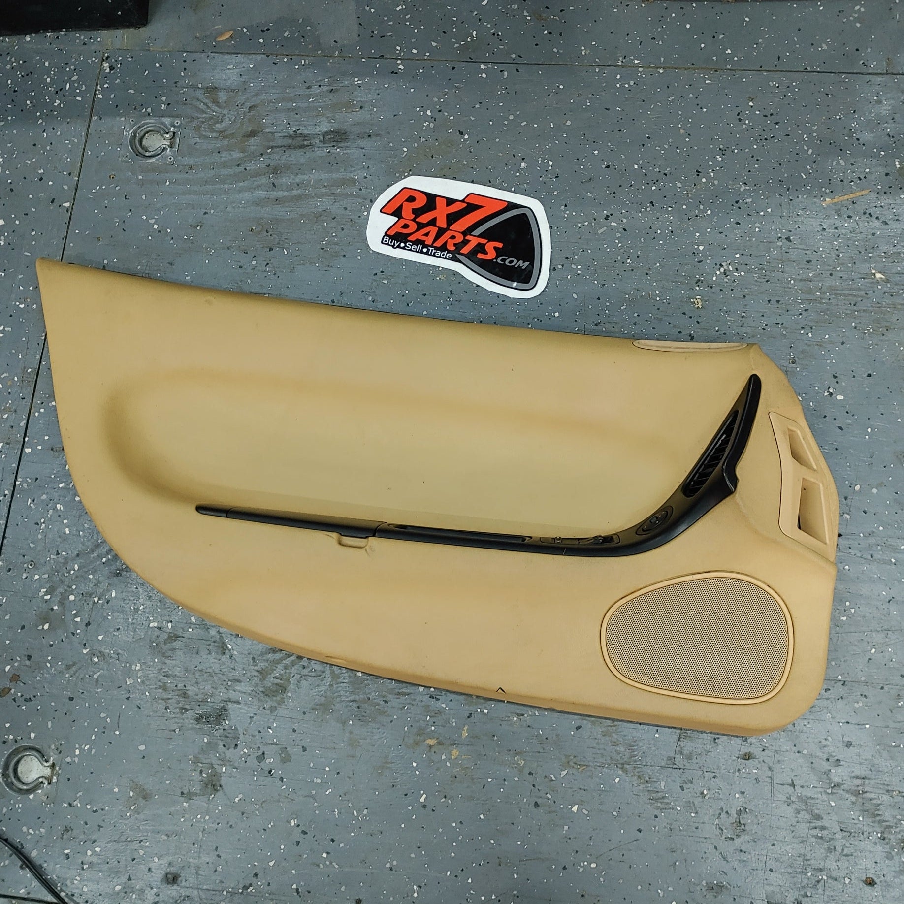 LHD Tan Left Side Driver Door Card Panel SH3B/390 RX7 FD FD3S 93 - 02 Mazda - RX7Parts