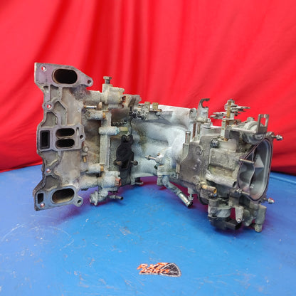 13B Rew Upper Lower Intake Manifold TPS And Throttle Body  RX7 FD FD3S 93 - 02 Mazda S4B0/469