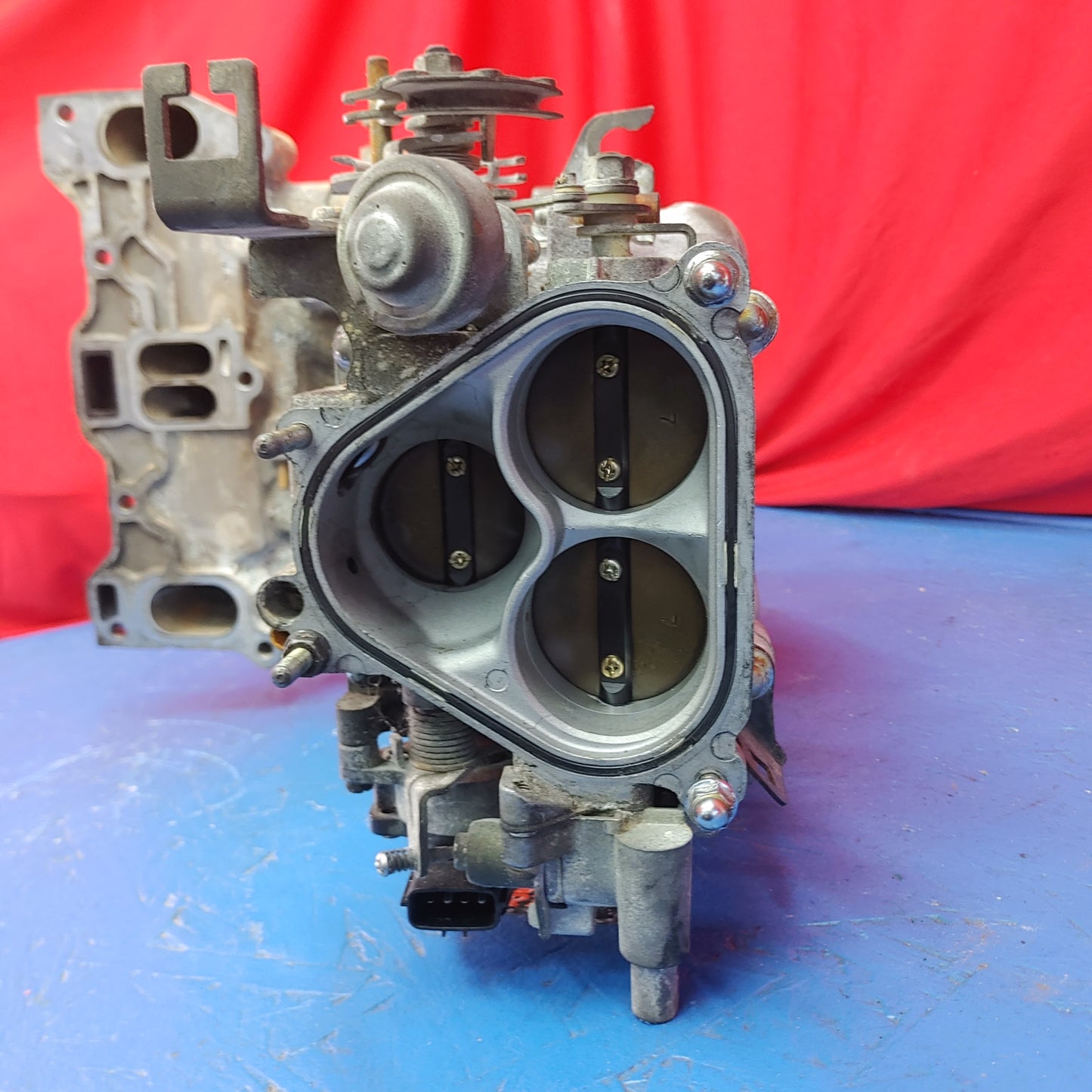 13B Rew Upper Lower Intake Manifold TPS And Throttle Body  RX7 FD FD3S 93 - 02 Mazda S4B0/469