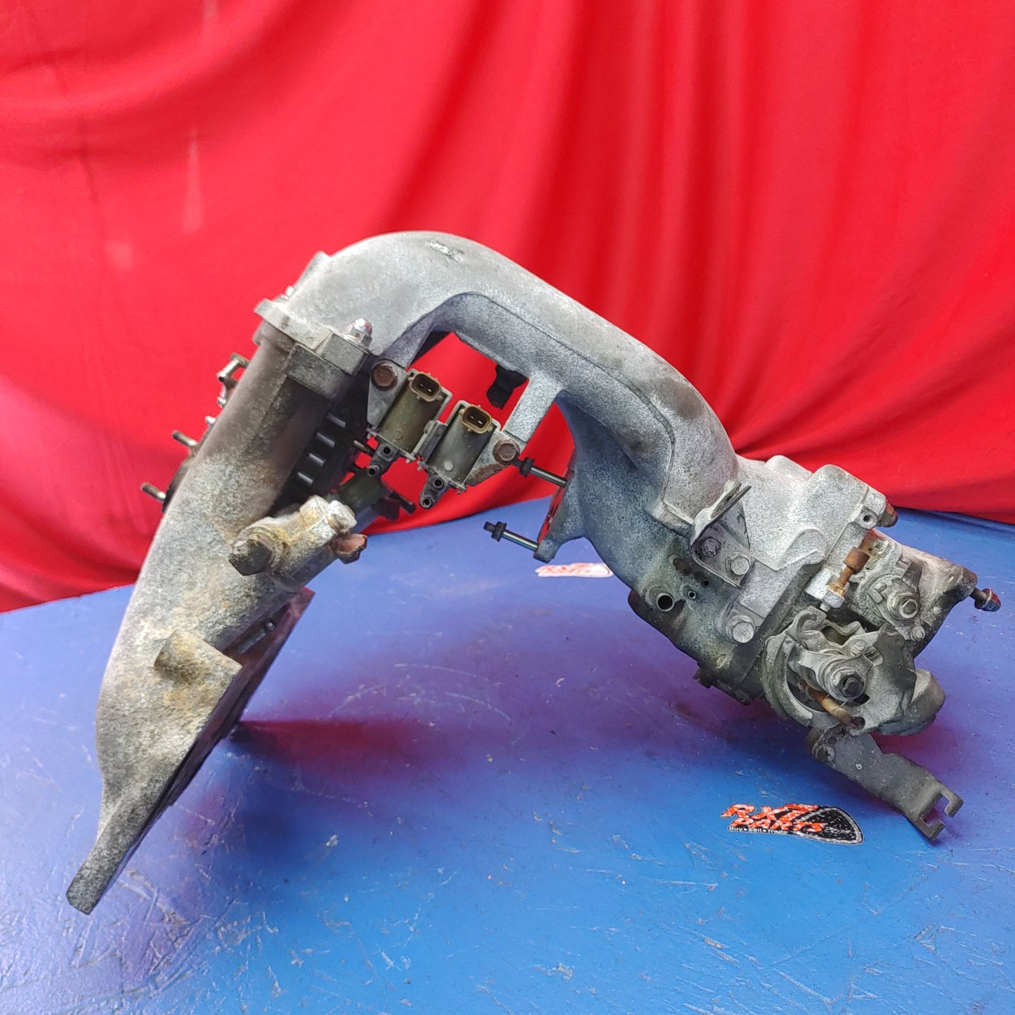 13B Rew Upper Lower Intake Manifold TPS And Throttle Body  RX7 FD FD3S 93 - 02 Mazda S4B0/469