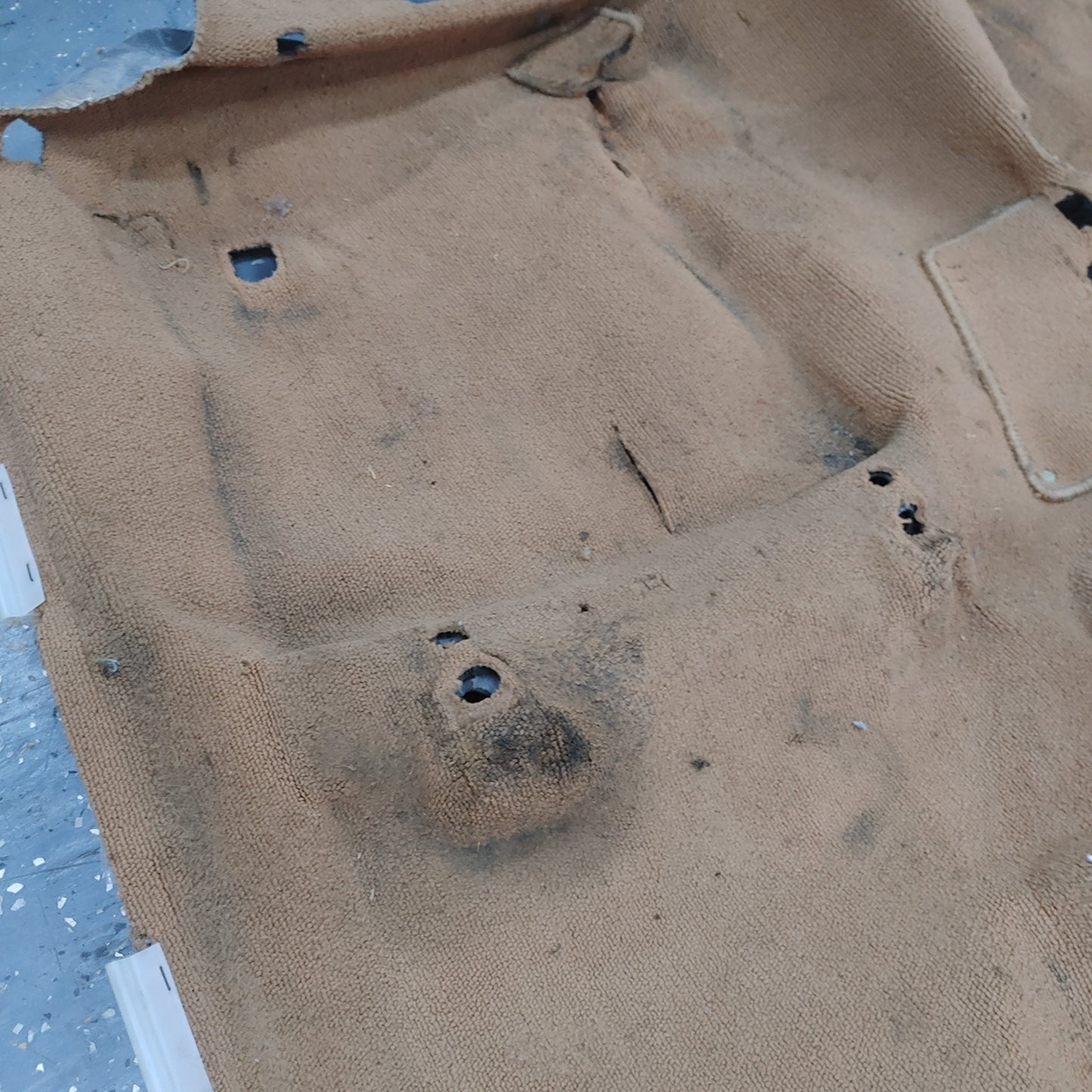 LHD Tan Front Interior Carpet NO PADDING RX7 FD FD3S 93 - 95 Mazda S4B0/470 - RX7Parts